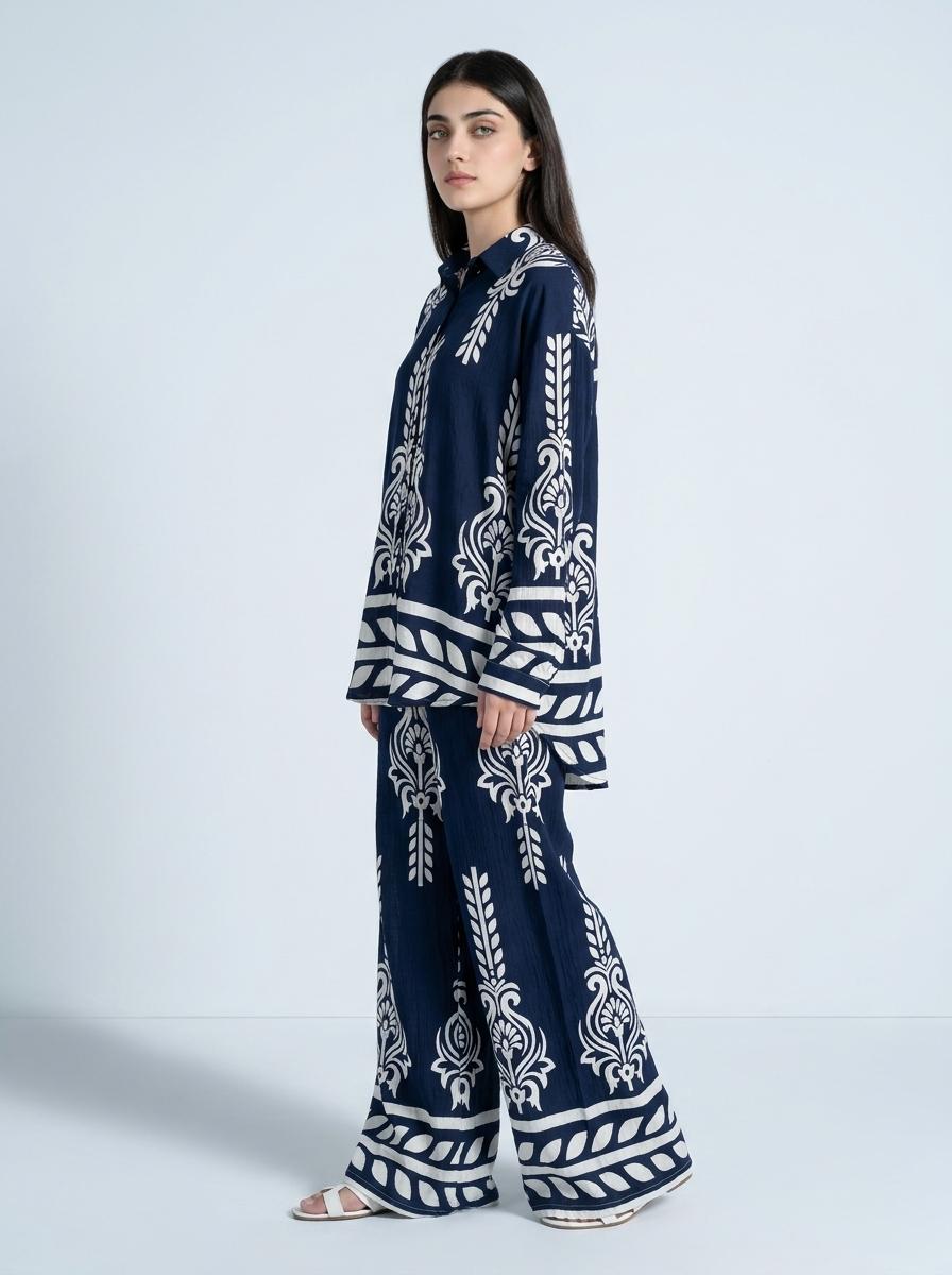 BOTANICAL MOTIF CO-ORD SET