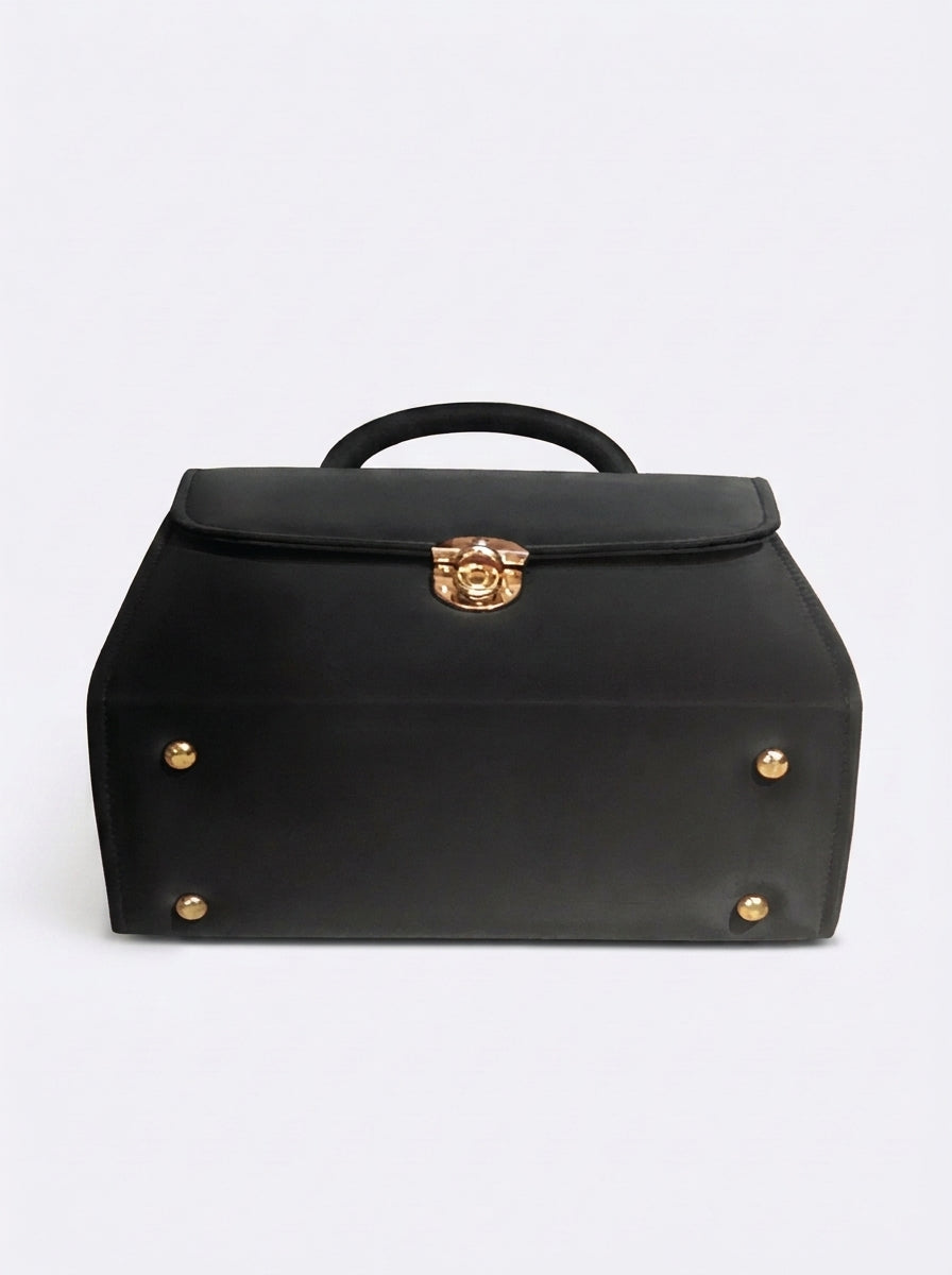 Structured Top Handle Handbag