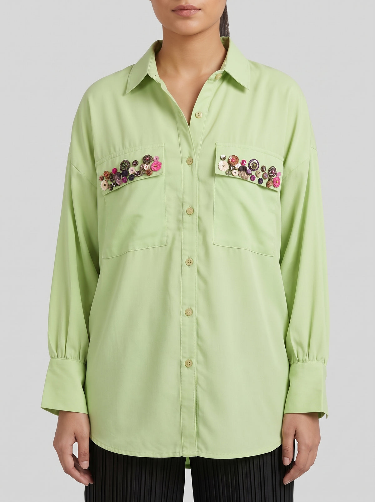 Pistachio Pocket Shirt