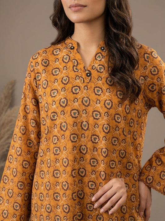 Ethnic Printed Kameez with Matching Shalwar