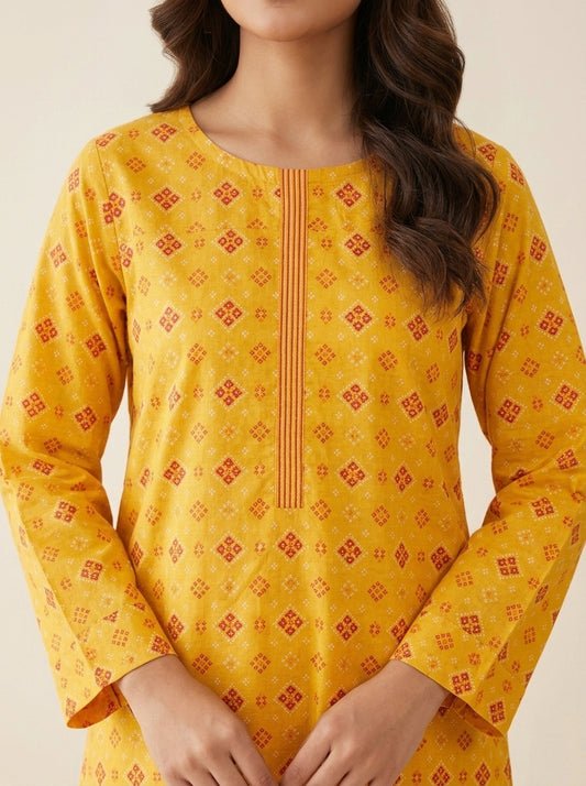 Floral Spray Kameez with Matching Shalwar