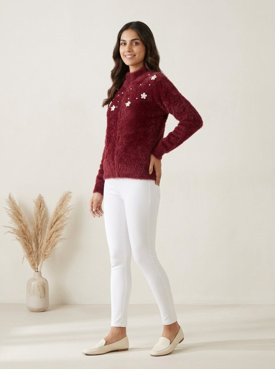 High-Waisted Fleece-Lined Stretch Leggings