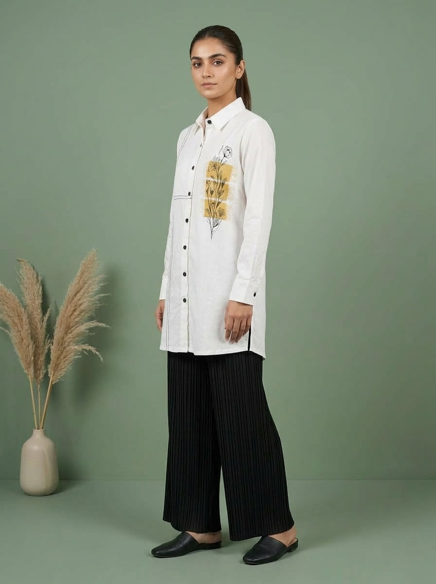 Botanical Print Shirt