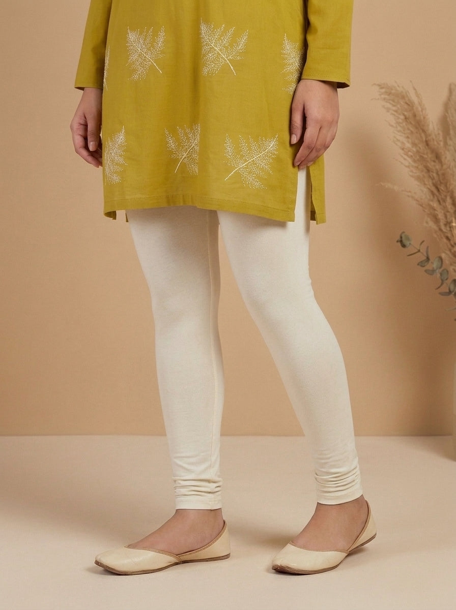 High-Waisted Straight-Leg Tights