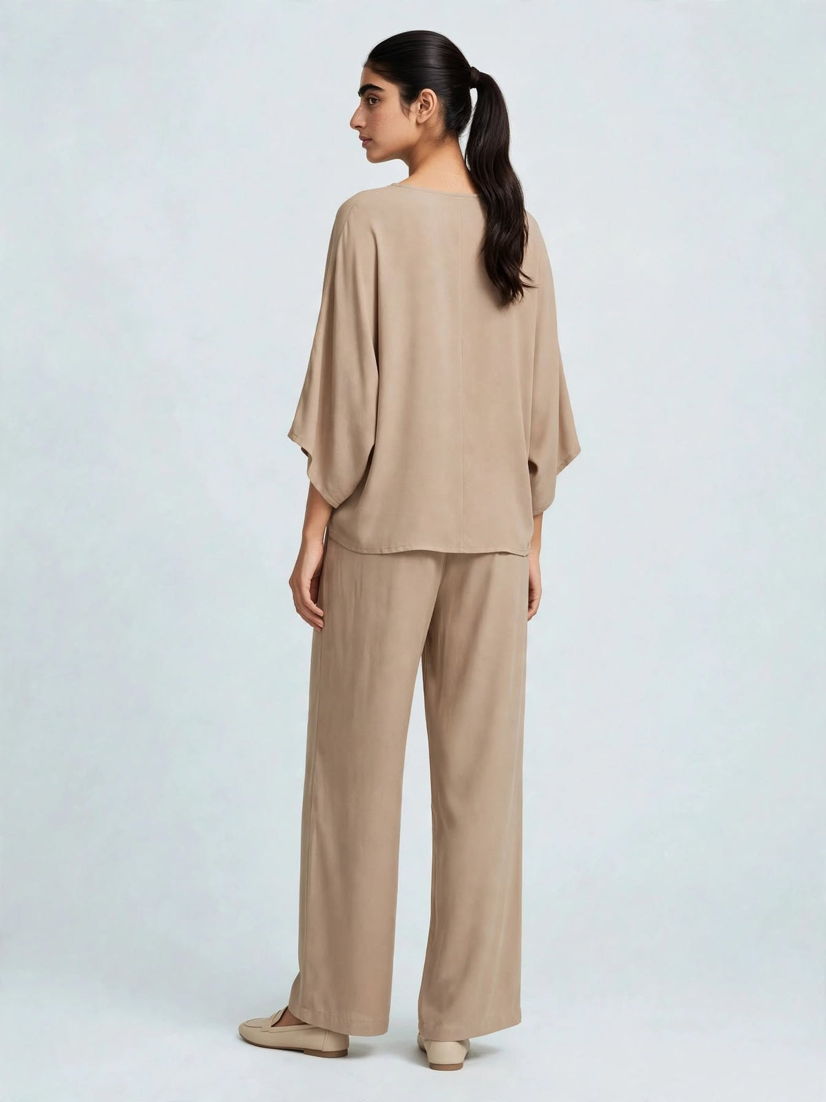 Rust Kimono Sleeve Co-ord Set