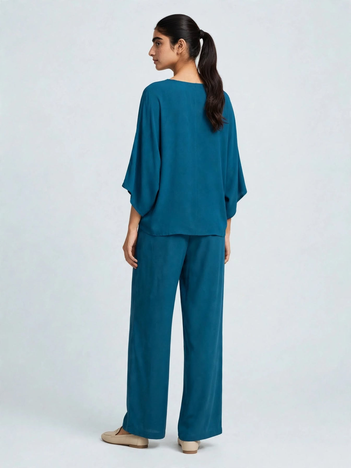 Rust Kimono Sleeve Co-ord Set
