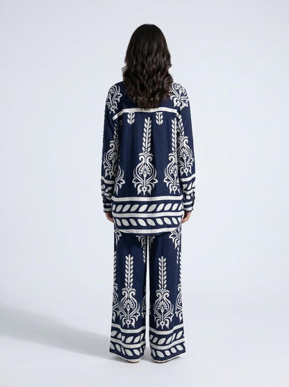 BOTANICAL MOTIF CO-ORD SET