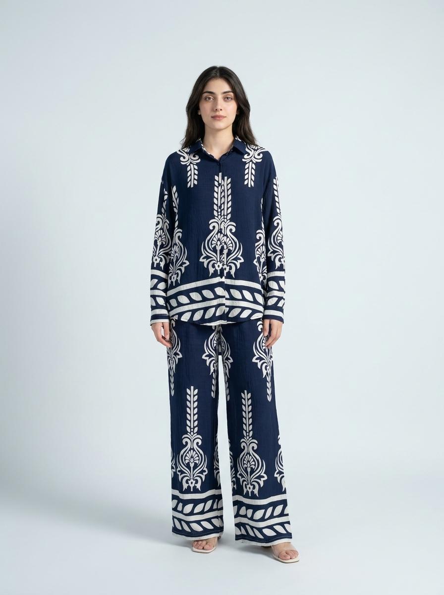 BOTANICAL MOTIF CO-ORD SET