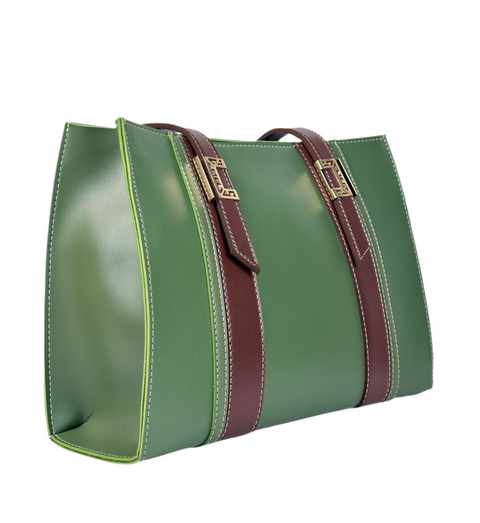 Satchel Tote Bag Green