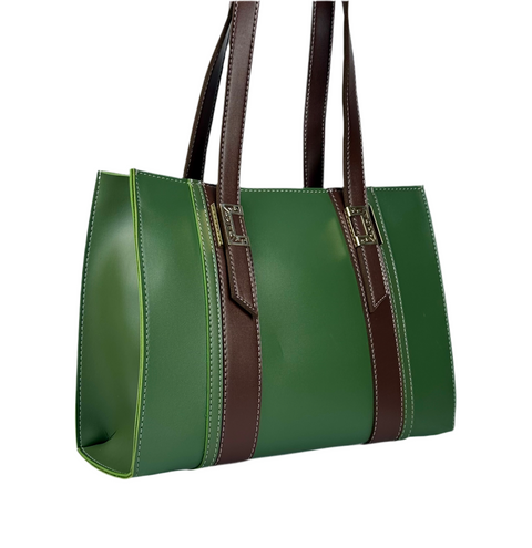 Satchel Tote Bag Green