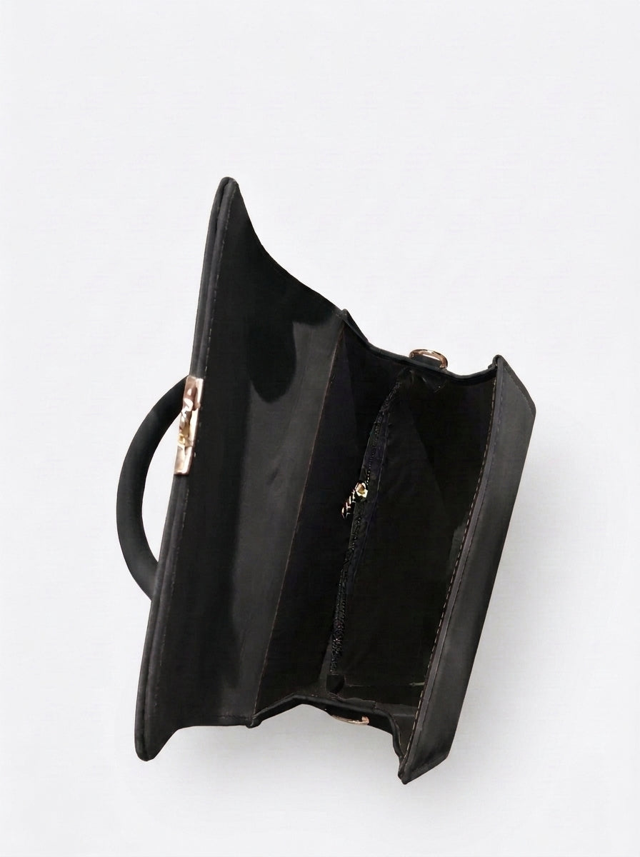 Structured Top Handle Handbag