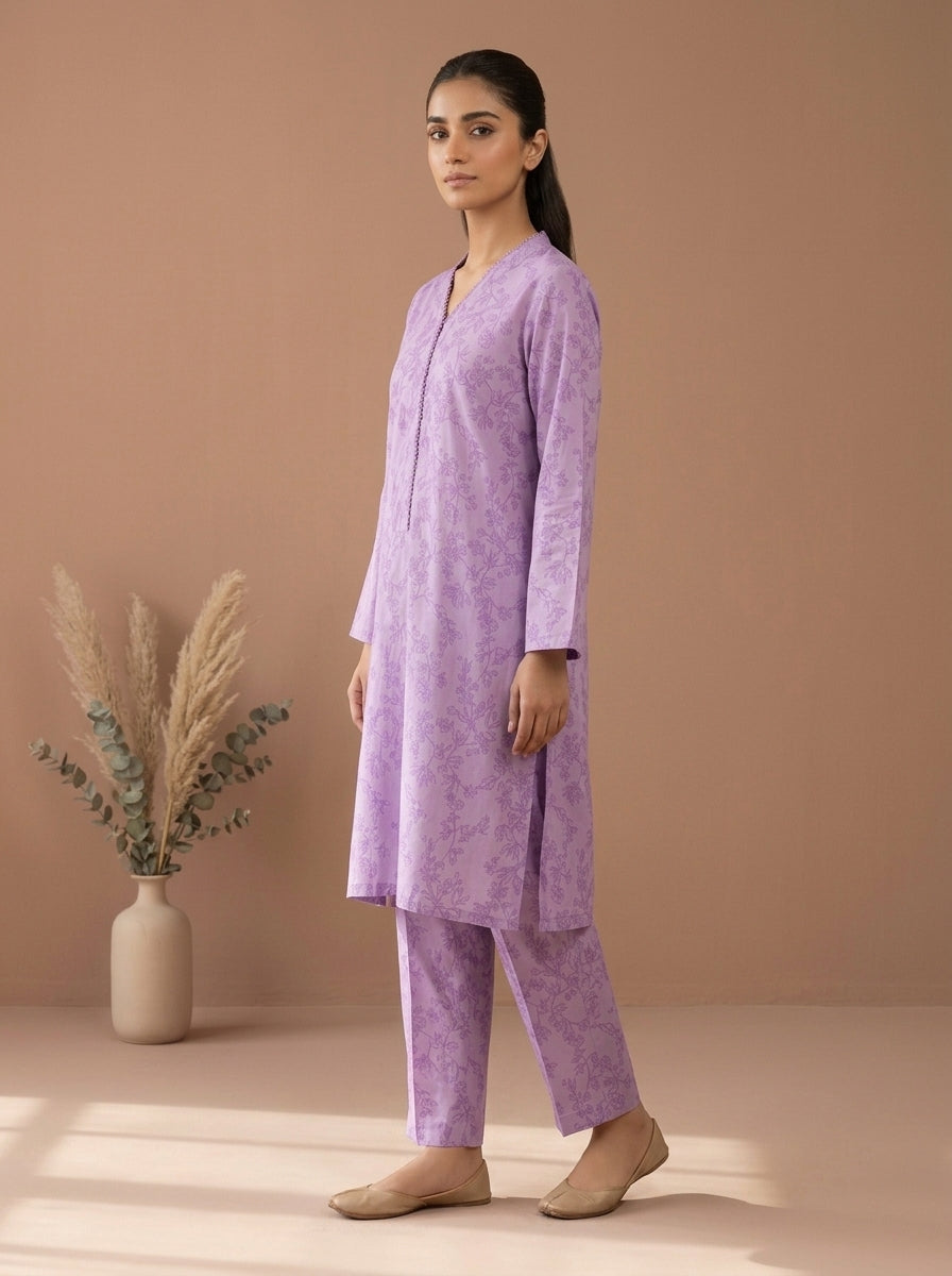 Floral Vine Kameez with Matching Shalwar