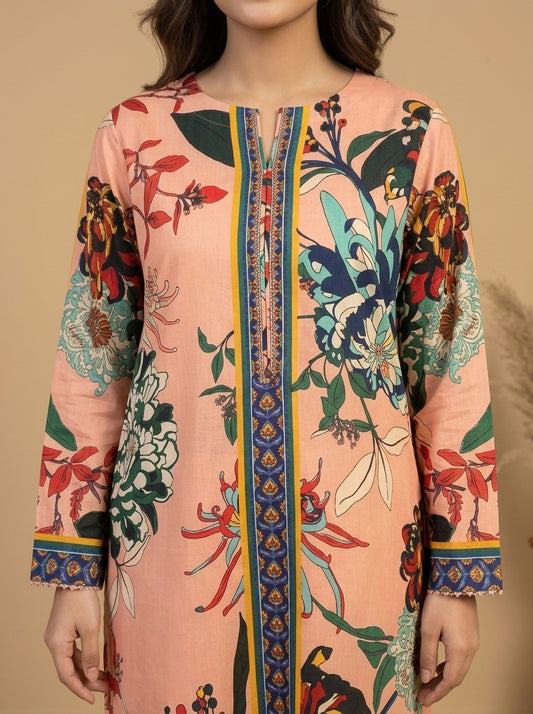 Tropical Floral Print Kameez with Matching Shalwar