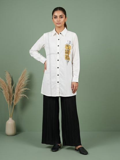 Botanical Print Shirt