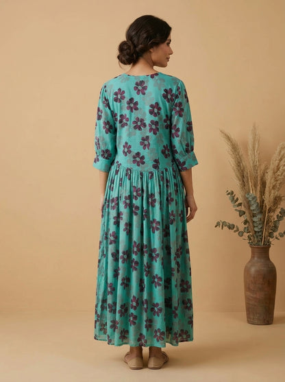Floral Printed Maxi Dress