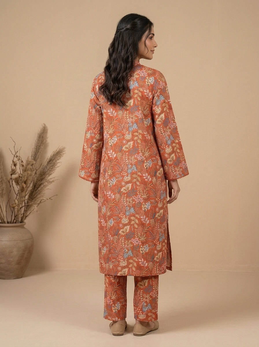 Botanical Print Kameez with Matching Shalwar