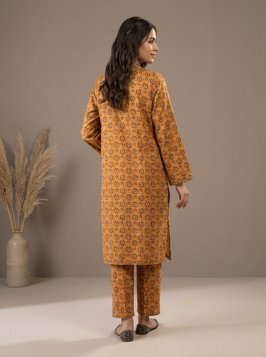 Ethnic Printed Kameez with Matching Shalwar