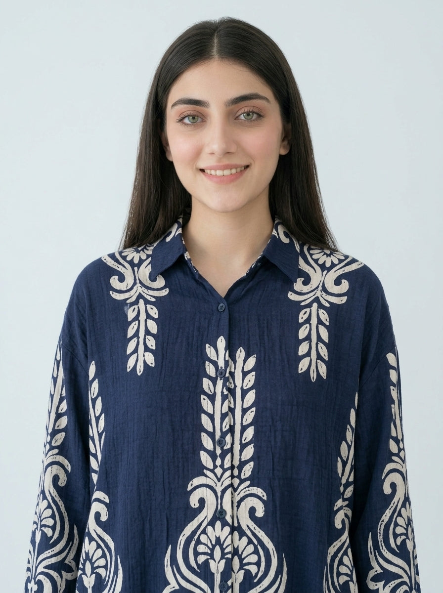 BOTANICAL MOTIF CO-ORD SET
