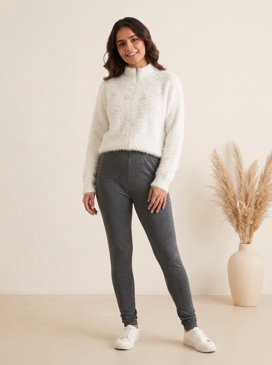 High-Waisted Stretch Leggings