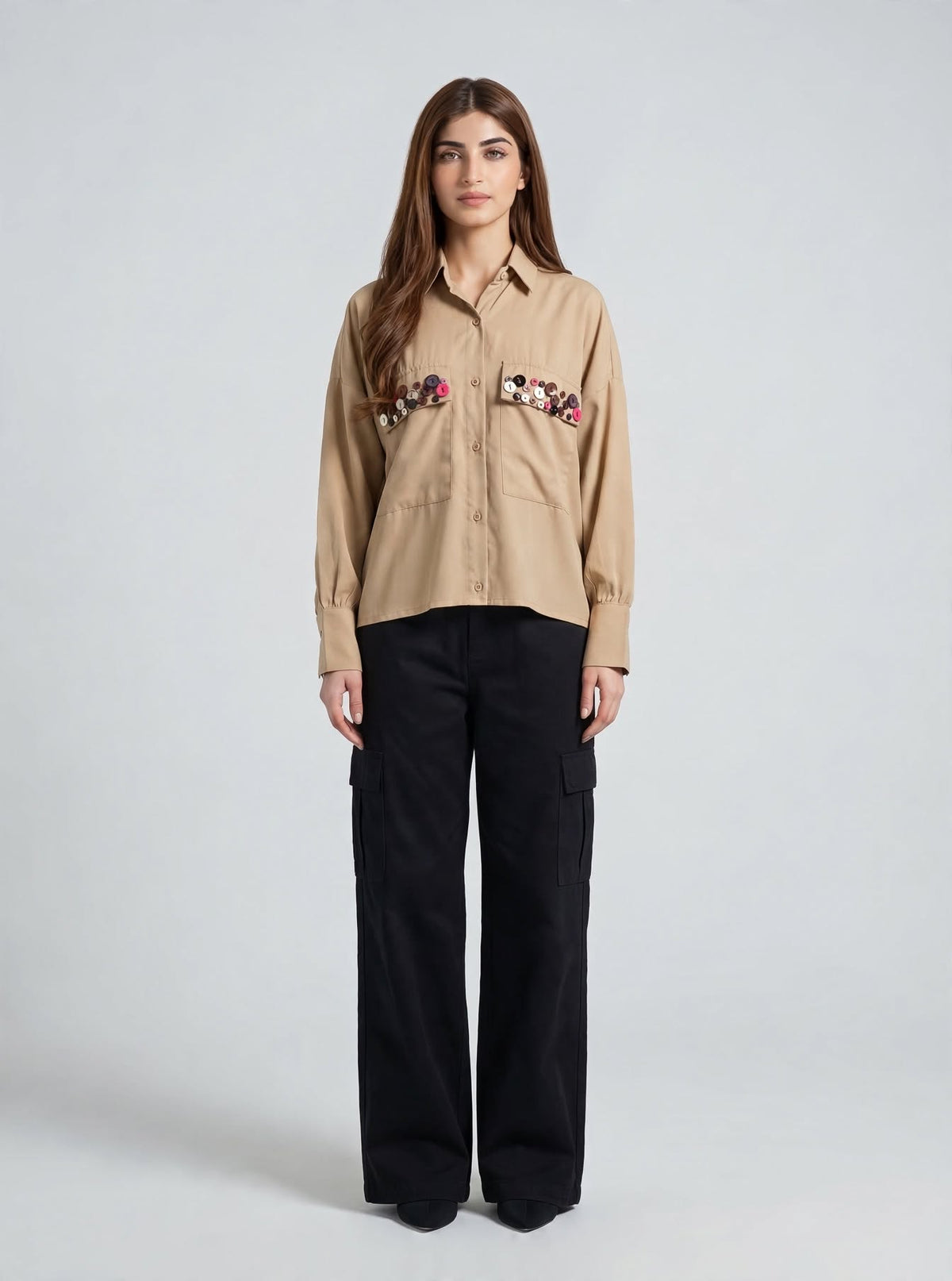 THE ARTISAN EMBELLISHED OVERSIZED TUNIC
