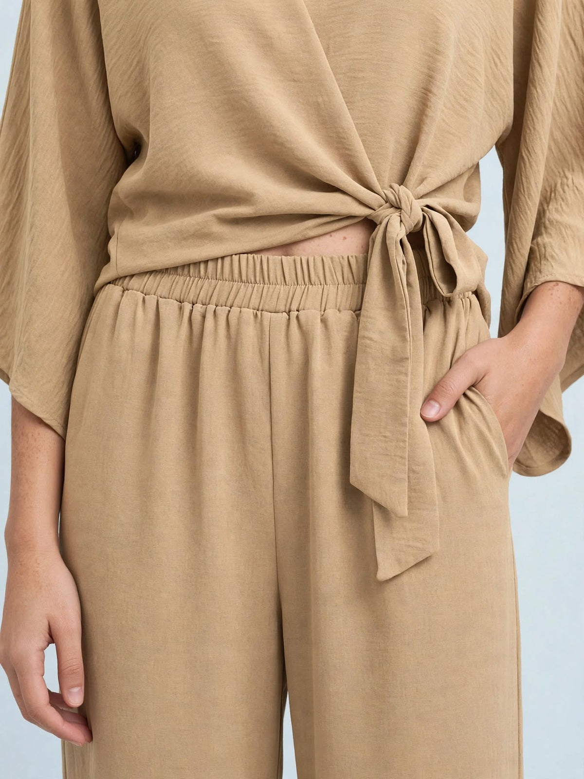 Rust Kimono Sleeve Co-ord Set
