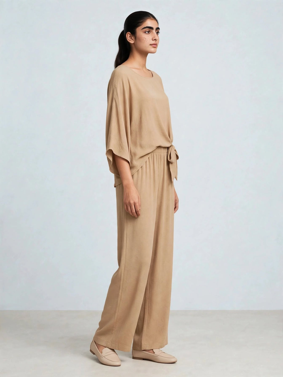 Rust Kimono Sleeve Co-ord Set