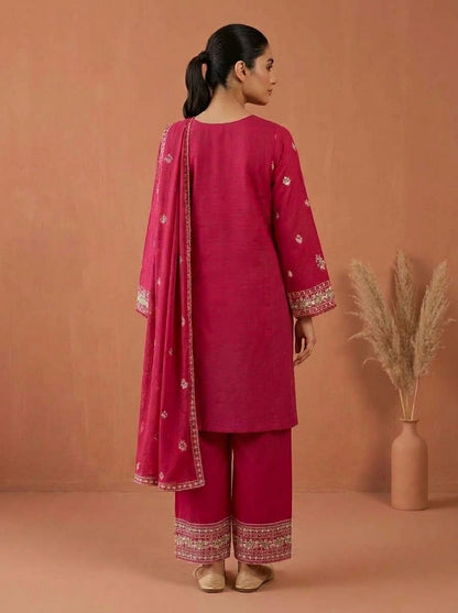 Embroidered 3-Piece Suit Set