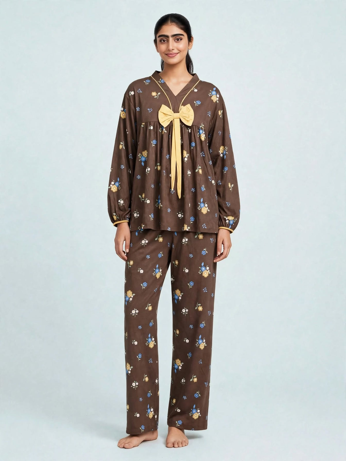 Midnight Polka Dot Comfort Night Wear Set