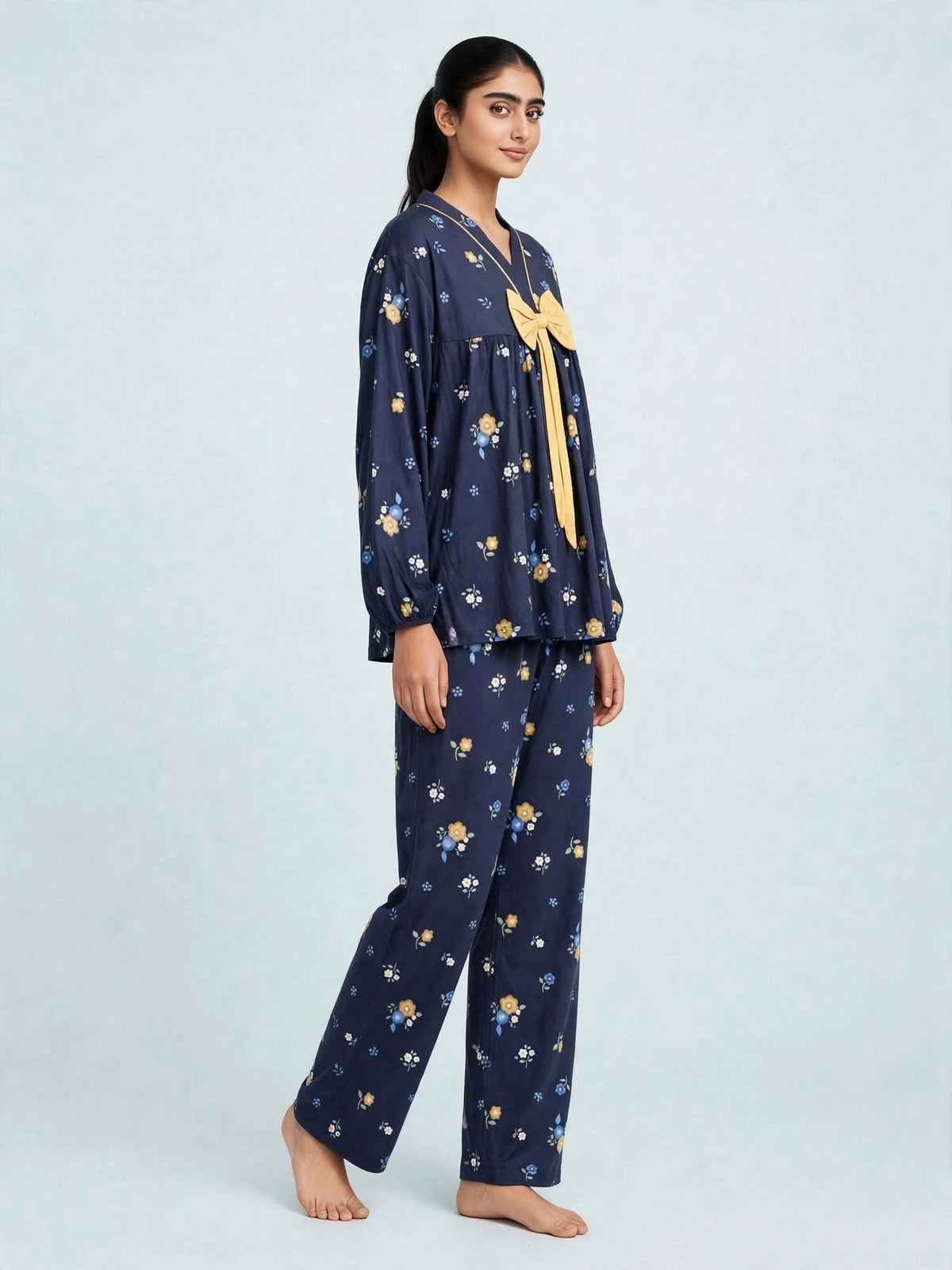 Midnight Polka Dot Comfort Night Wear Set