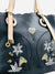 Soft leather purse ladies bag and strap detail