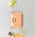 peach leather mini wallet purse ck copy for girls