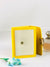 yellow leather ck copy mini wallets purse for girls