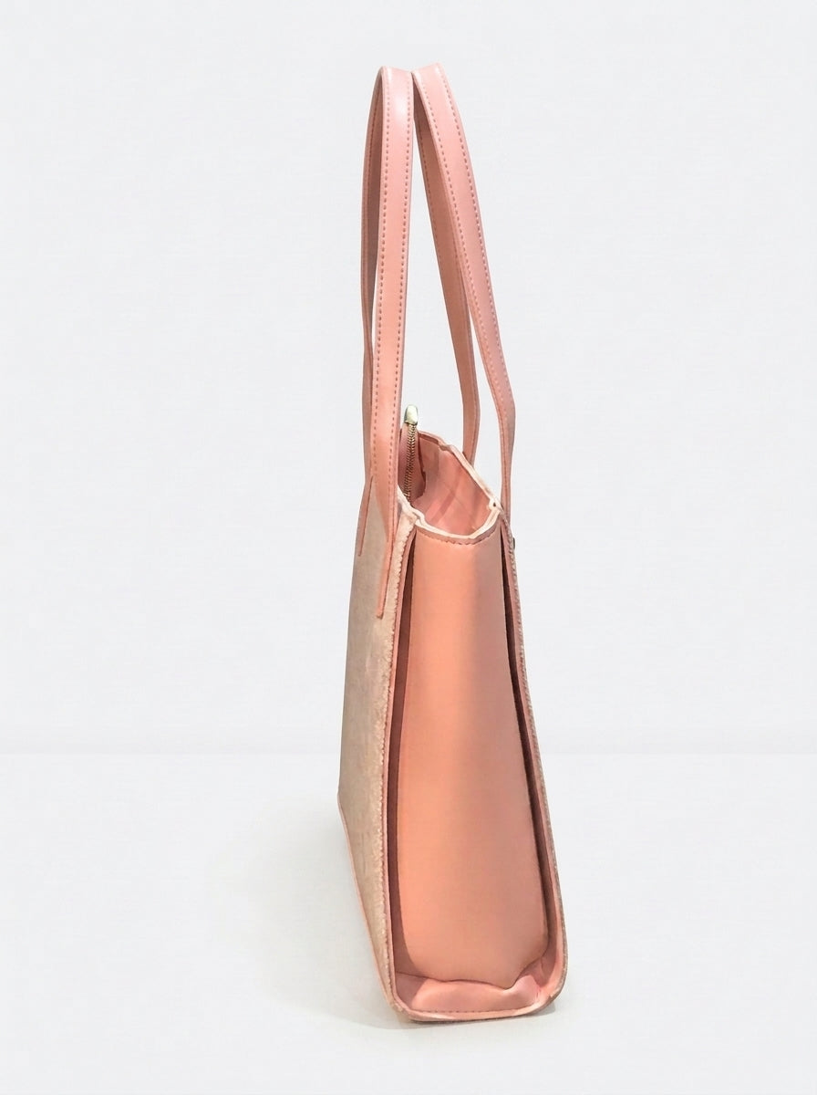 Textured Panel Tote Bag