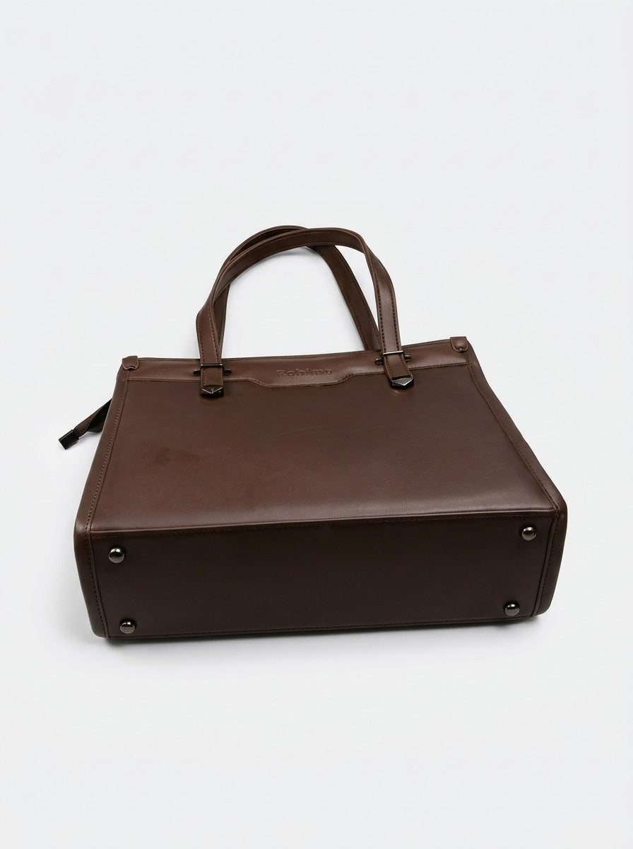 Structured Shoulder Tote Bag