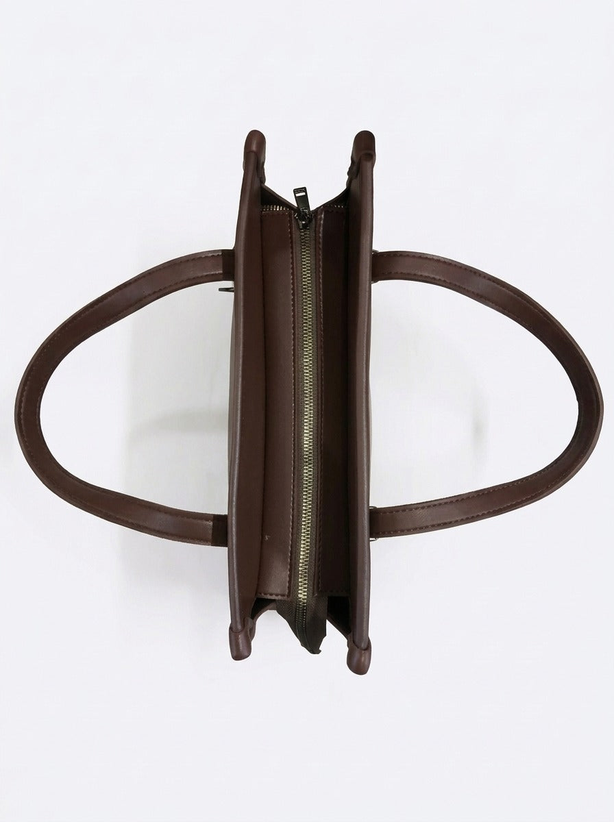 Structured Shoulder Tote Bag