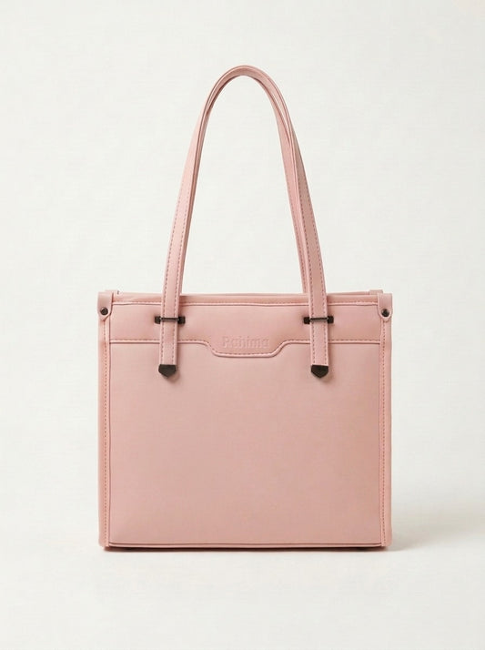 Structured Shoulder Tote Bag