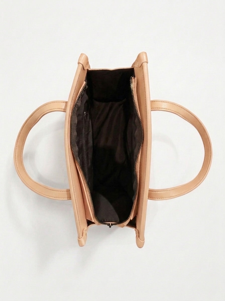Structured Shoulder Tote Bag
