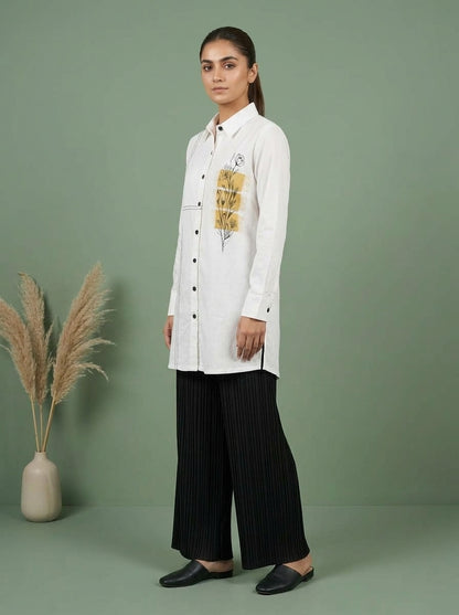 Botanical Print Shirt