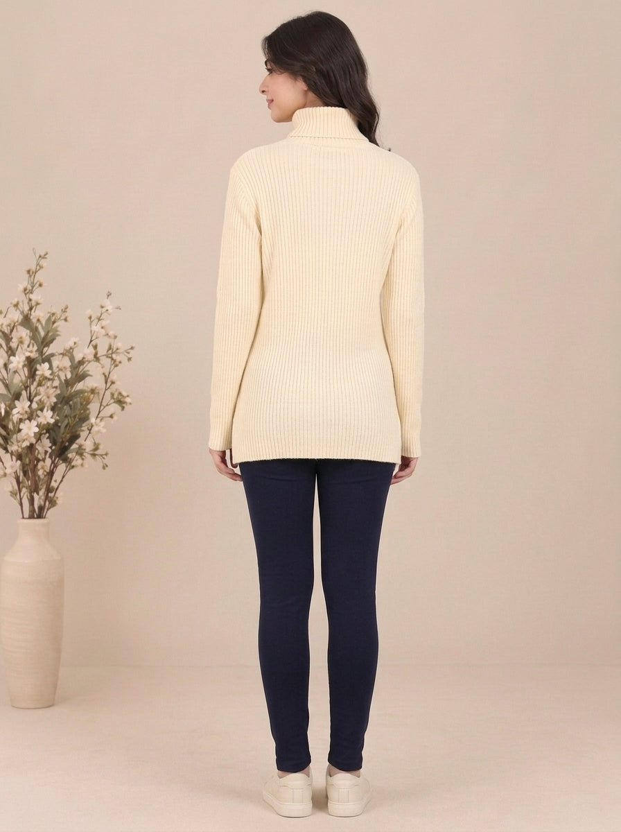 High-Waisted Fleece-Lined Stretch Leggings