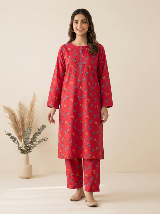 Floral Spray Kameez with Matching Shalwar