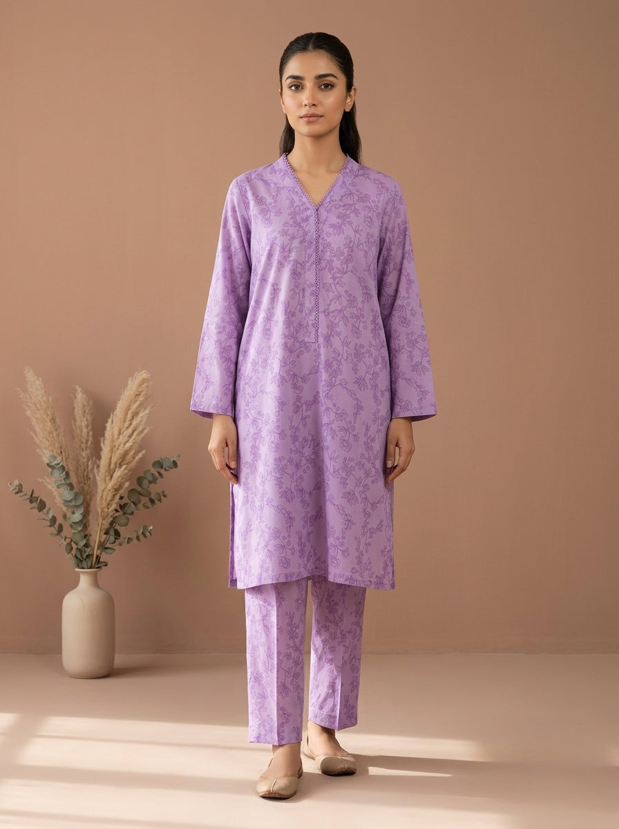 Floral Vine Kameez with Matching Shalwar