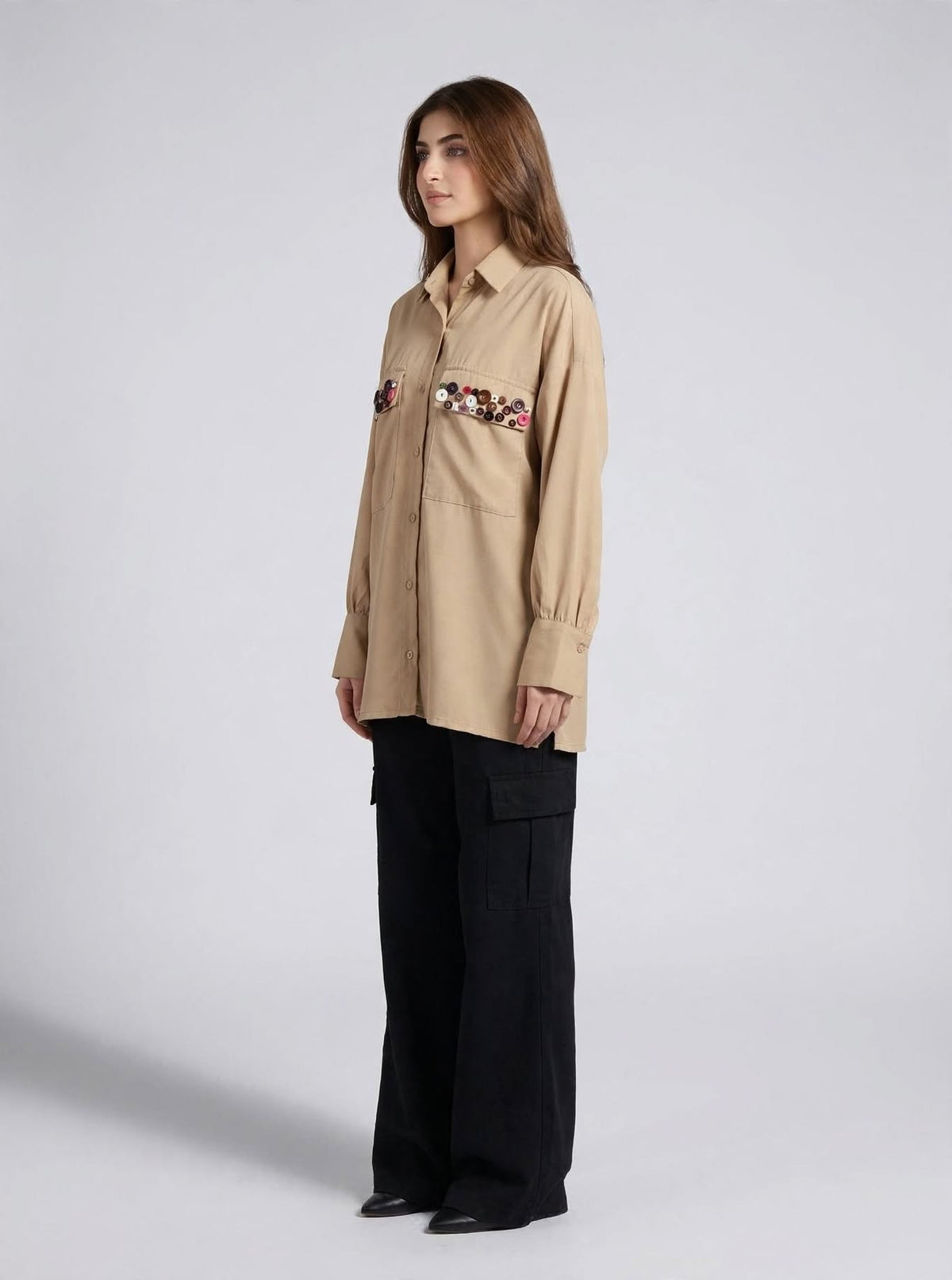 THE ARTISAN EMBELLISHED OVERSIZED TUNIC