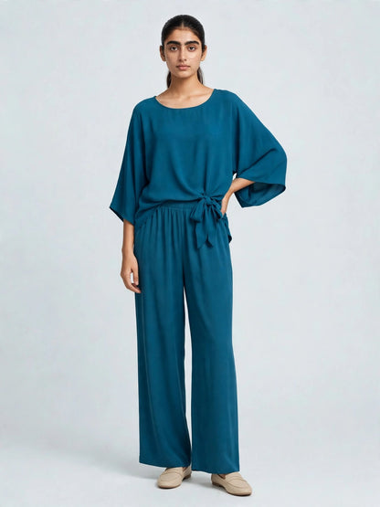 Rust Kimono Sleeve Co-ord Set