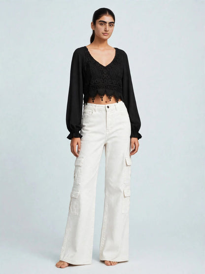 Crochet Lace Crop Top