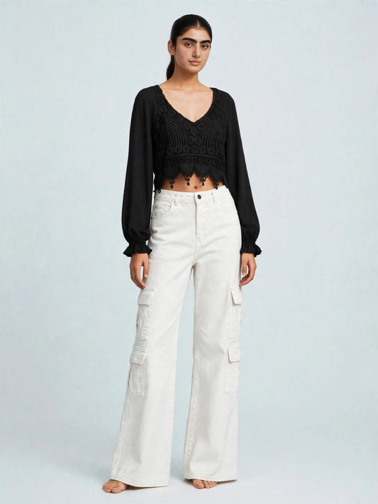Crochet Lace Crop Top