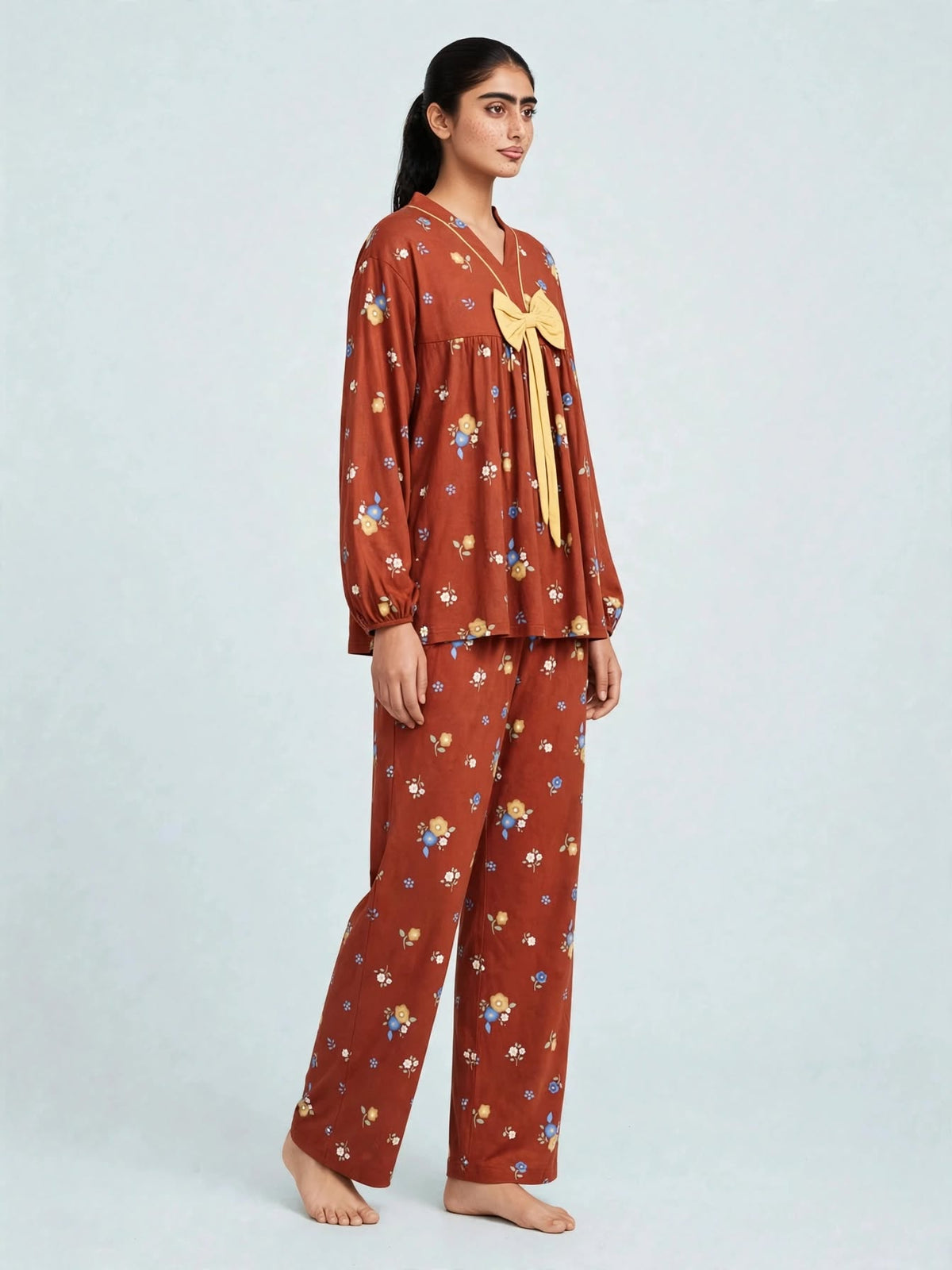 Midnight Polka Dot Comfort Night Wear Set