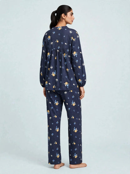 Midnight Polka Dot Comfort Night Wear Set