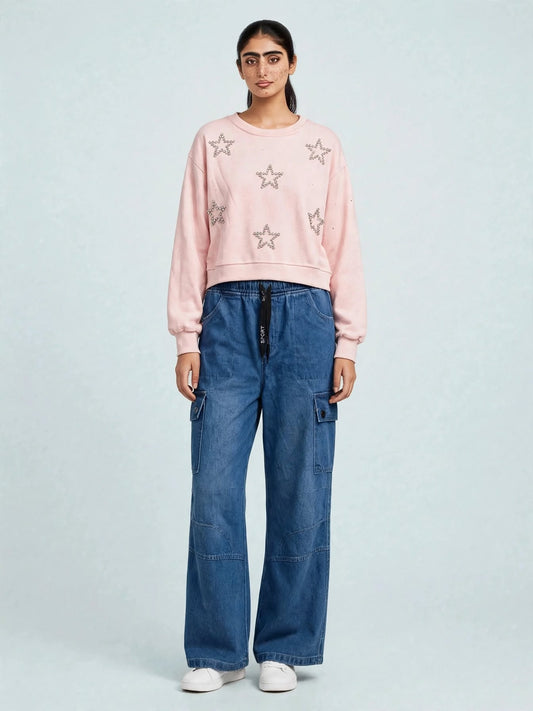 Pink Bow Sweatshirt