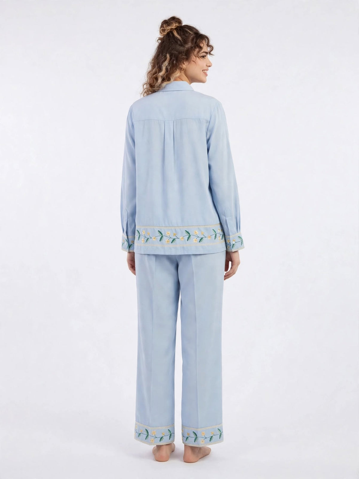 Floral Embroidered Co-ord Set