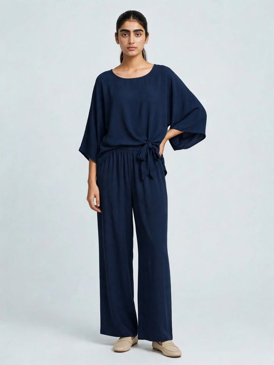 Rust Kimono Sleeve Co-ord Set